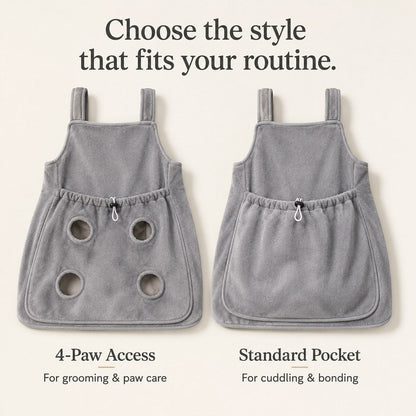 Cat Grooming & Cuddle Apron – Easy Nail Trims