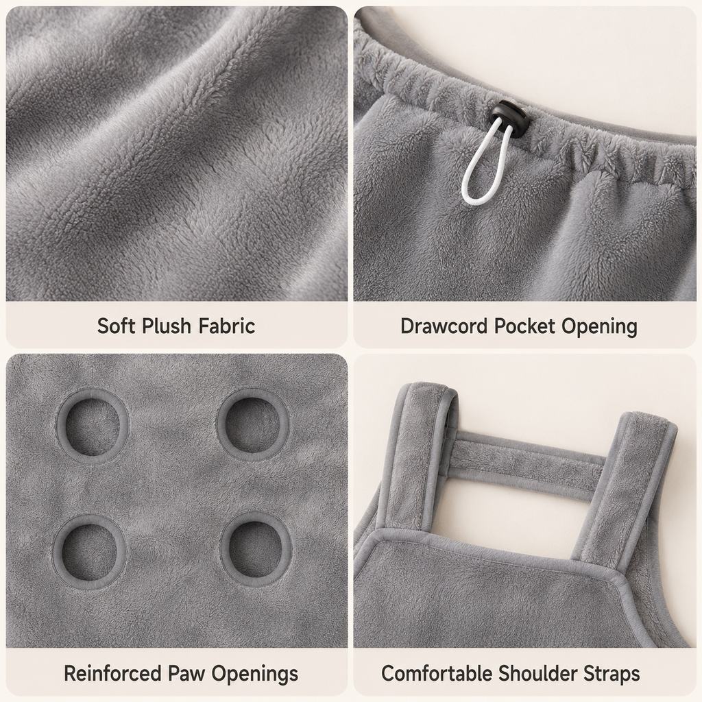 Cat Grooming & Cuddle Apron – Easy Nail Trims