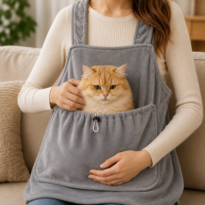 Cat Grooming & Cuddle Apron – Easy Nail Trims