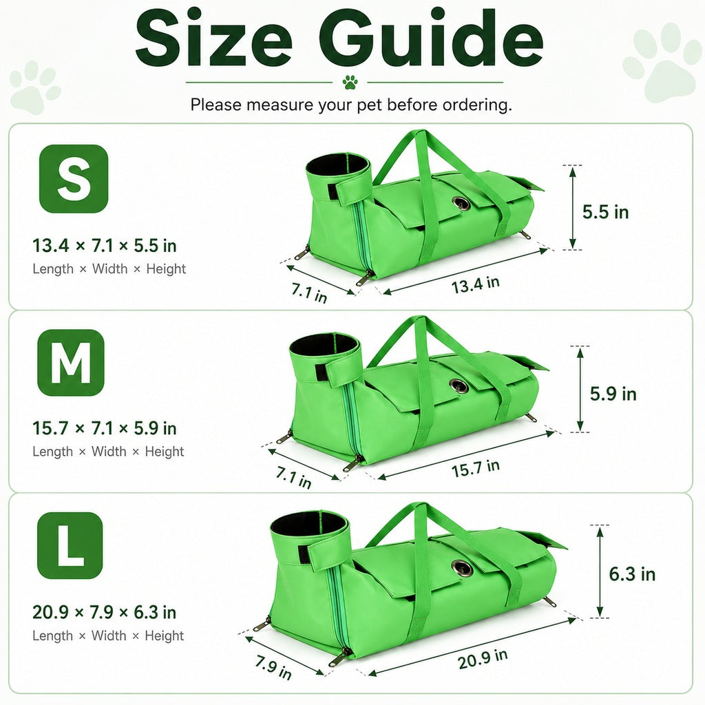 Cat Carrier & Grooming Bag – Easy Paw Access