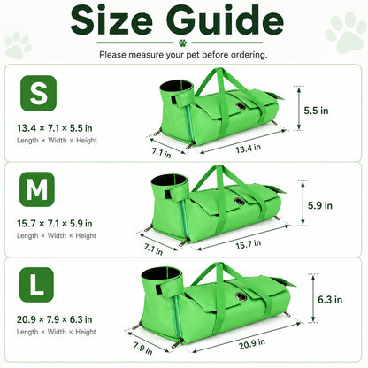 Cat Carrier & Grooming Bag – Easy Paw Access