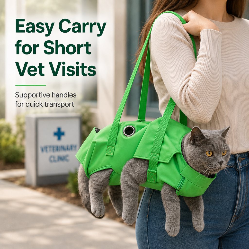 Cat Carrier & Grooming Bag – Easy Paw Access