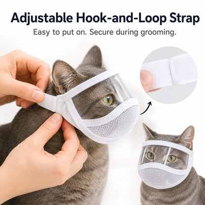 Clear-View Cat Grooming Shield – Bite-Free Nail Trims