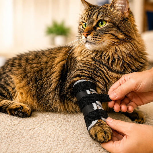 Cat Leg Support Brace – Adjustable Recovery Splint