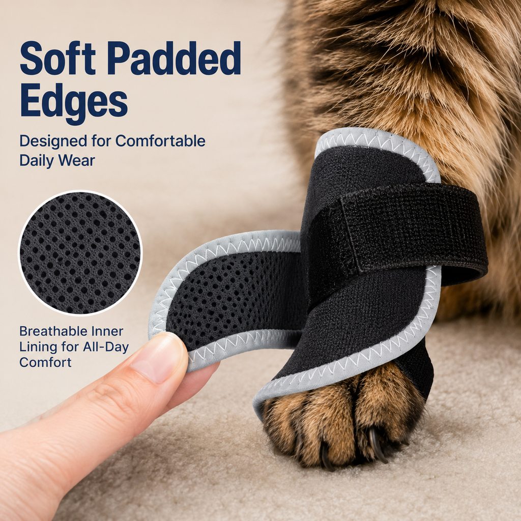 Cat Leg Support Brace – Adjustable Recovery Splint