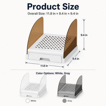 Cat Litter Box Step – Pull-Out Tray, Cleaner Floors