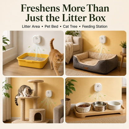 Smart Litter Box Deodorizer – Motion-Sensor Odor Control