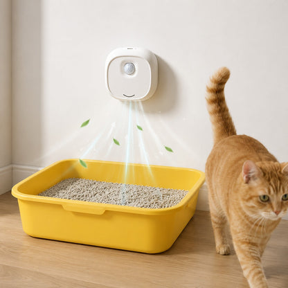 Smart Litter Box Deodorizer – Motion-Sensor Odor Control