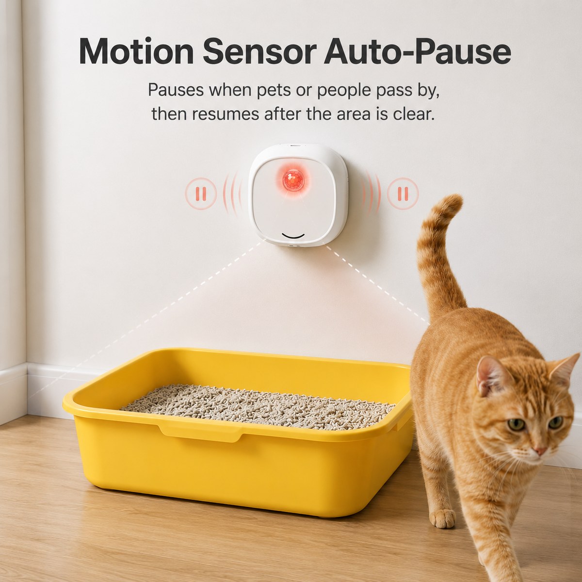 Smart Litter Box Deodorizer – Motion-Sensor Odor Control