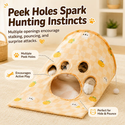 Cat Crinkle Play Sack – Hide & Pounce Fun