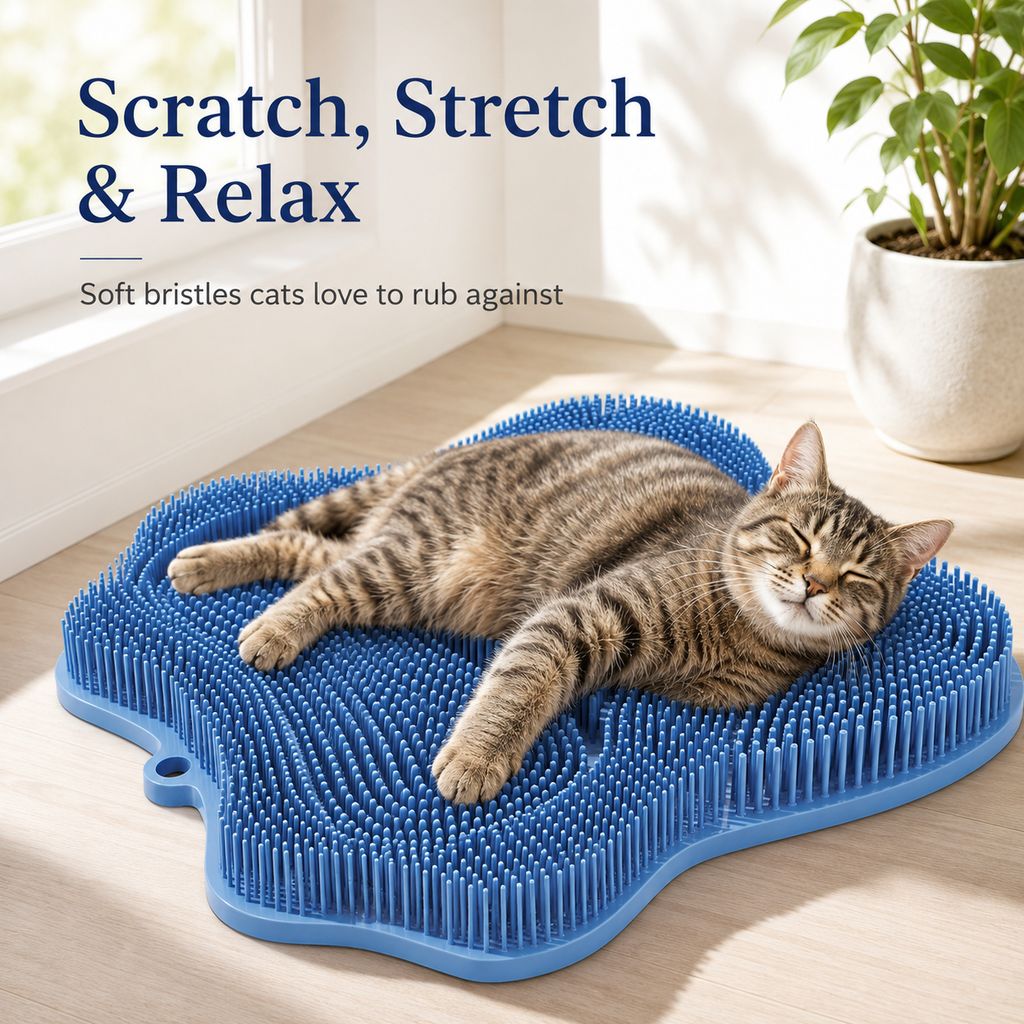 Soft Cat Scratch & Massage Mat – Saves Your Sofa