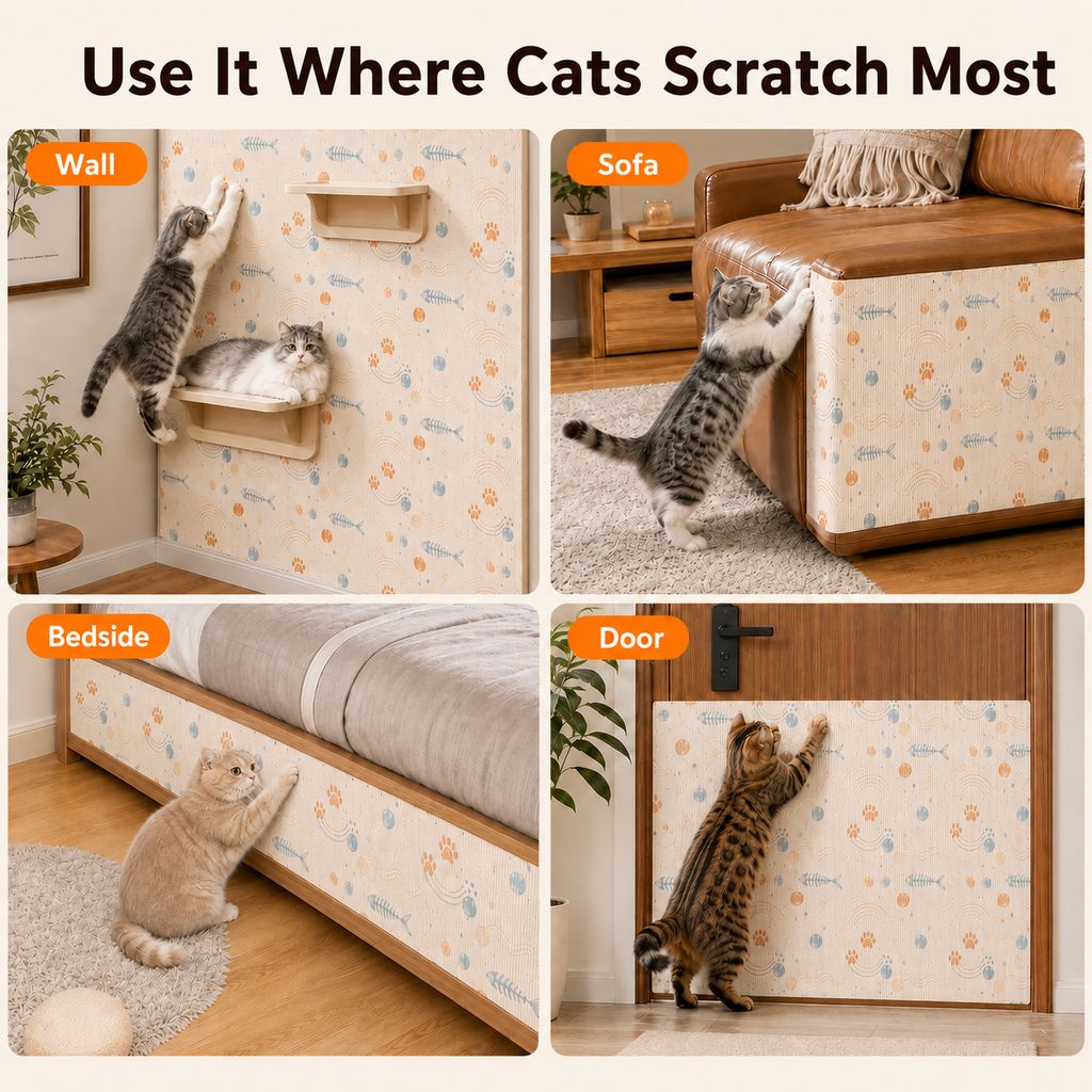 Protects Walls and Furniture