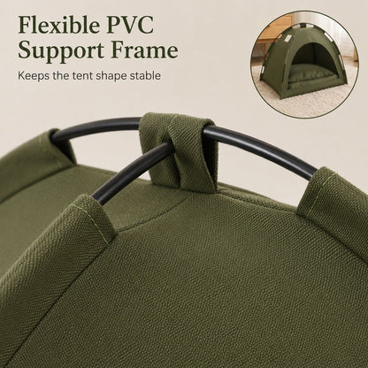 Foldable Cat Tent Bed – Cozy Breathable Hideaway