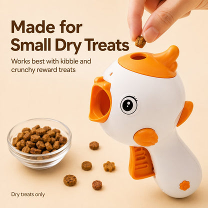 Interactive Cat Treat Launcher – Laser Play & Feeding Fun