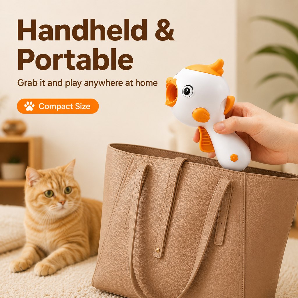 Interactive Cat Treat Launcher – Laser Play & Feeding Fun