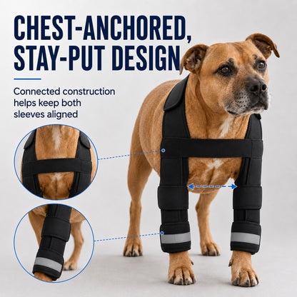 Double Front Leg Dog Brace – Steadier Walking