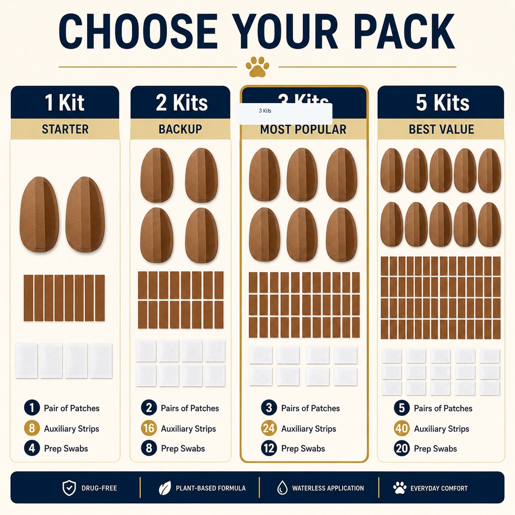 Dog Ear Posting Patch Kit – Glue-Free Support