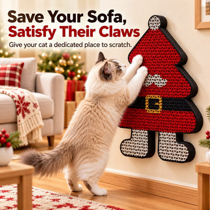 Christmas Wall Cat Scratcher – Saves Your Furniture