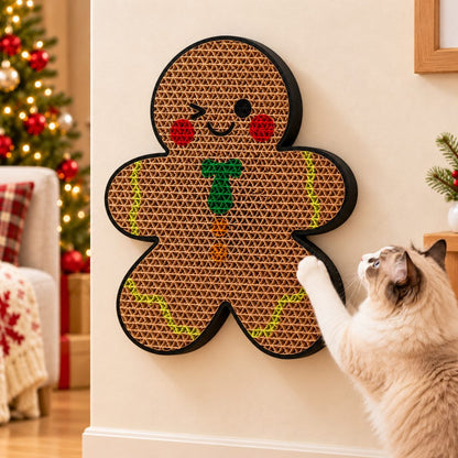 Christmas Wall Cat Scratcher – Saves Your Furniture