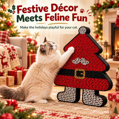 Christmas Wall Cat Scratcher – Saves Your Furniture