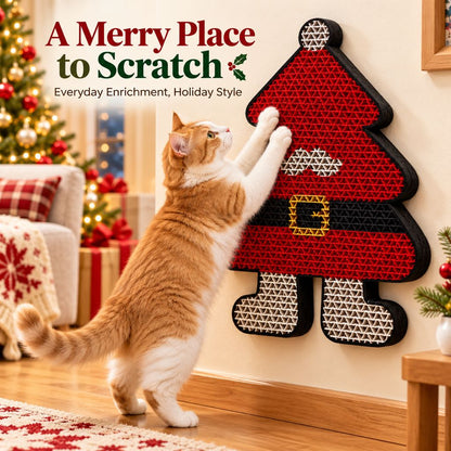 Christmas Wall Cat Scratcher – Saves Your Furniture