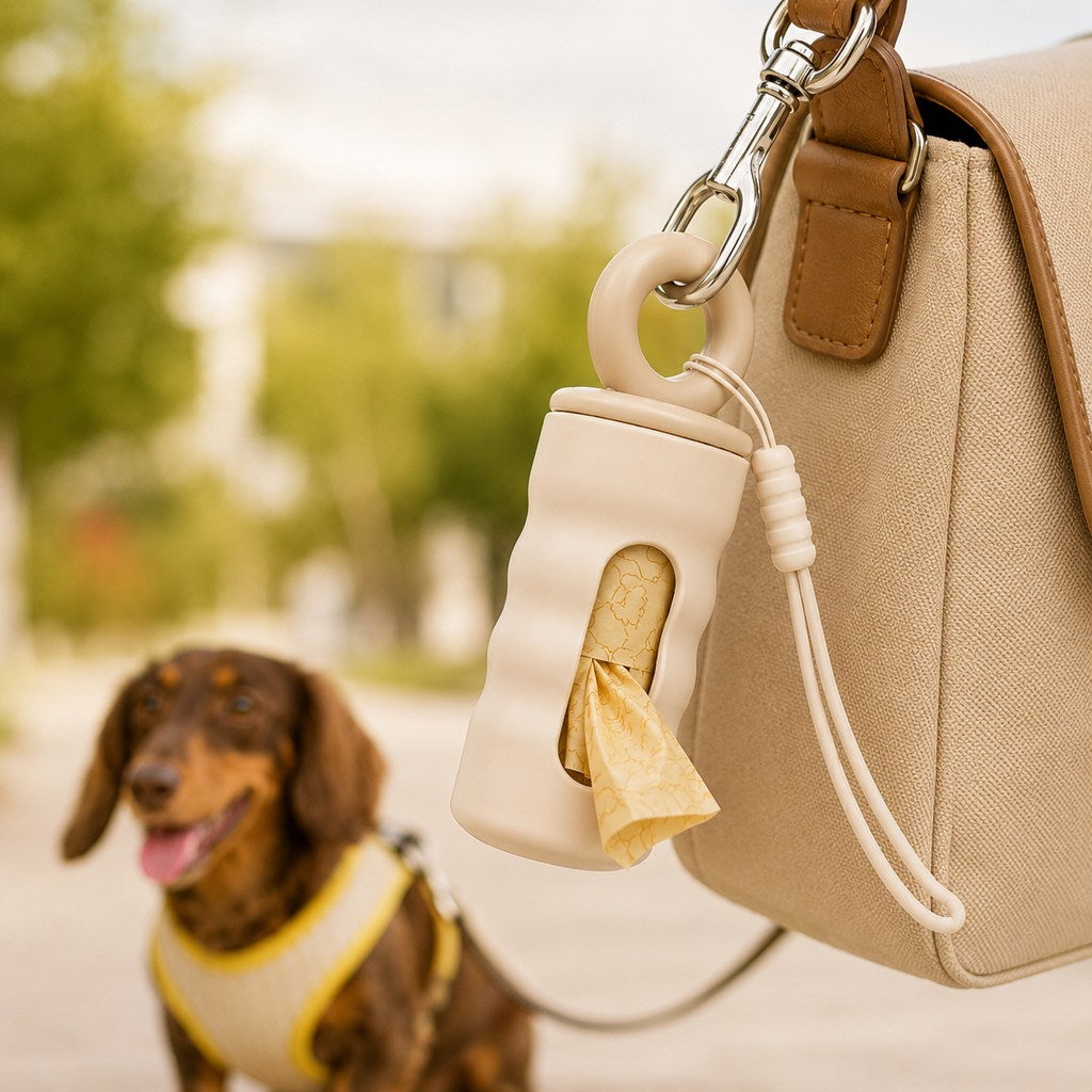 Clip-On Poop Bag Dispenser – Bags Always Ready