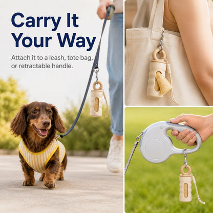 Clip-On Poop Bag Dispenser – Bags Always Ready