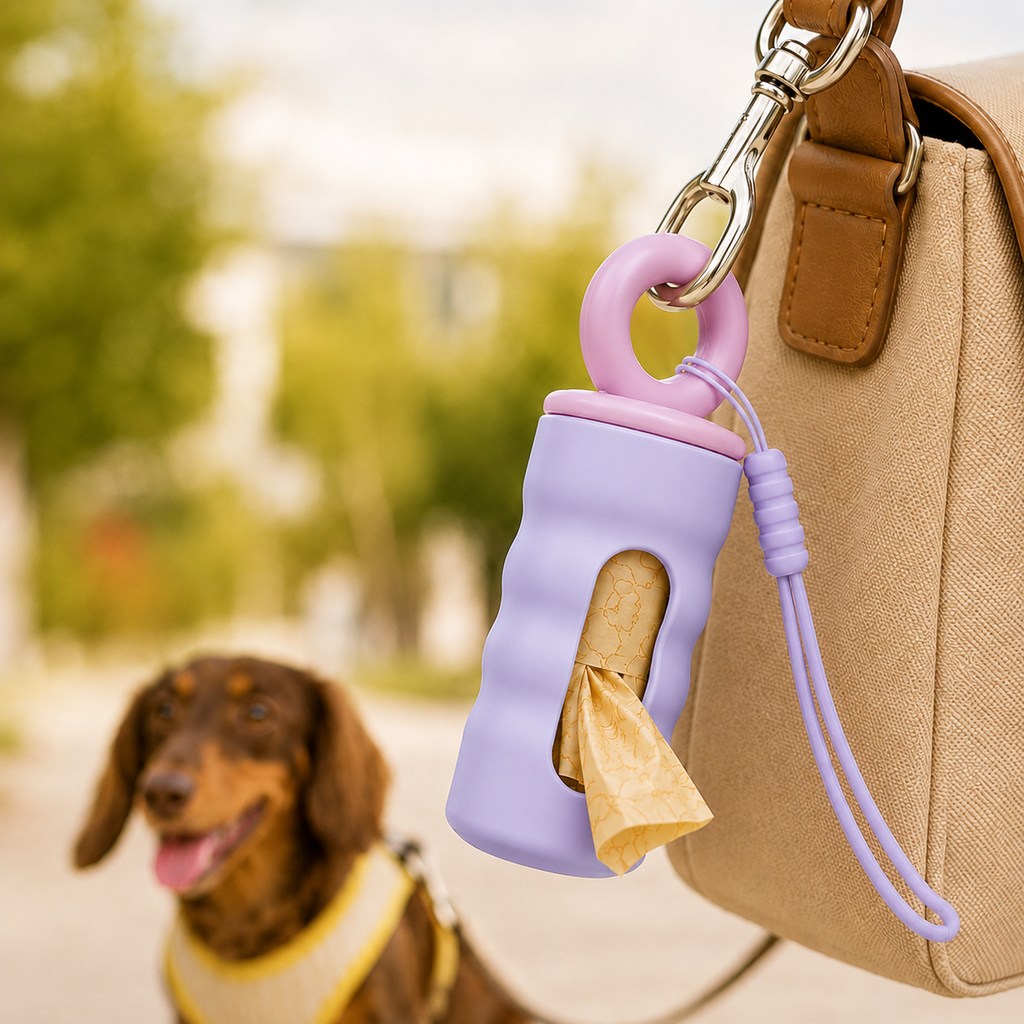 Clip-On Poop Bag Dispenser – Bags Always Ready