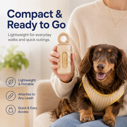 Clip-On Poop Bag Dispenser – Bags Always Ready