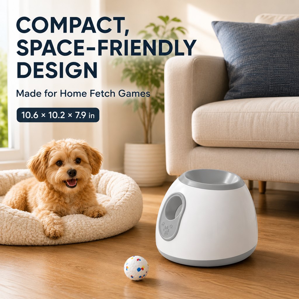Mini Automatic Dog Ball Launcher – Fetch Made Easy