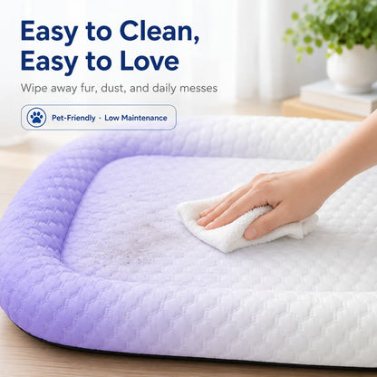Cool-Touch Pet Cooling Bed – Breathable Summer Naps