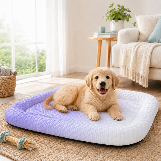 Cool-Touch Pet Cooling Bed – Breathable Summer Naps