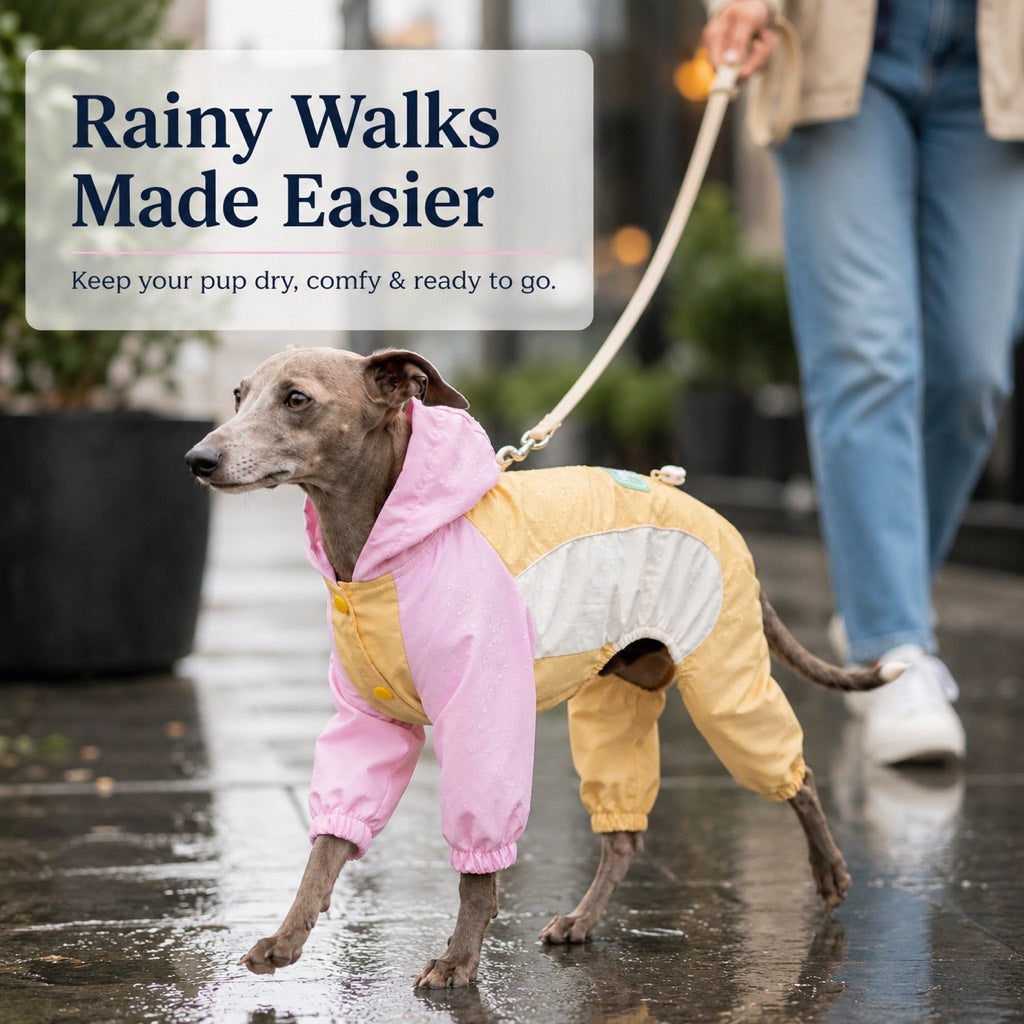 Waterproof Dog Rain Suit – Full-Body Mud Protection