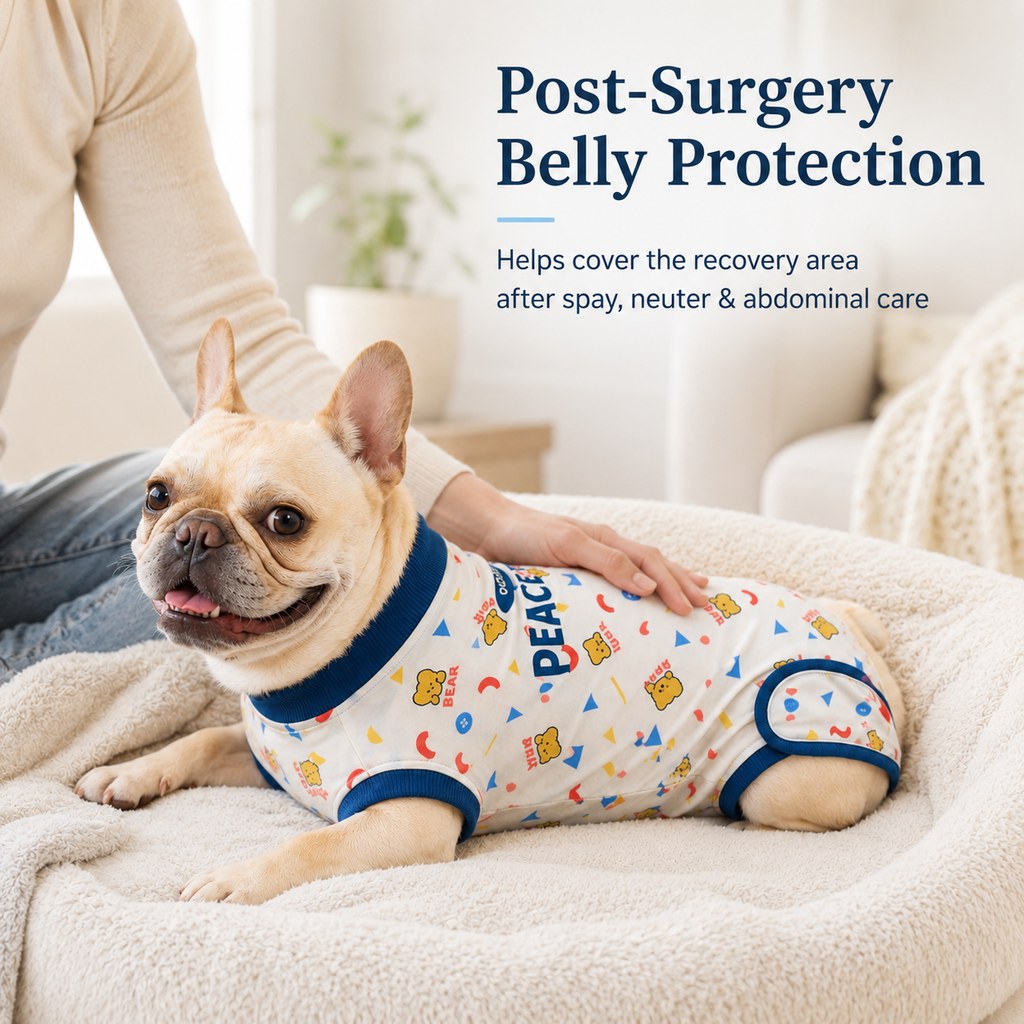 Belly Recovery Onesie – Soft Cone Alternative