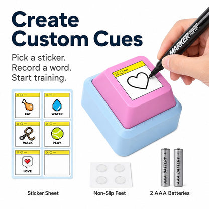 Recordable Pet Talking Buttons – Teach Your Pet to Ask