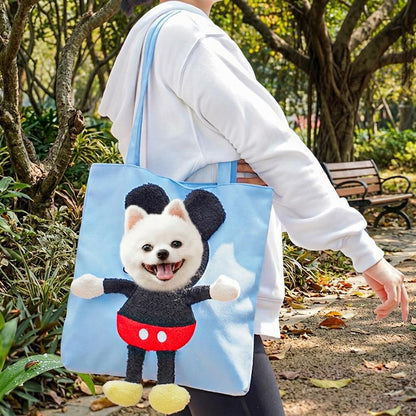 Head-Out Canvas Cat Carrier Tote – Light & Cute