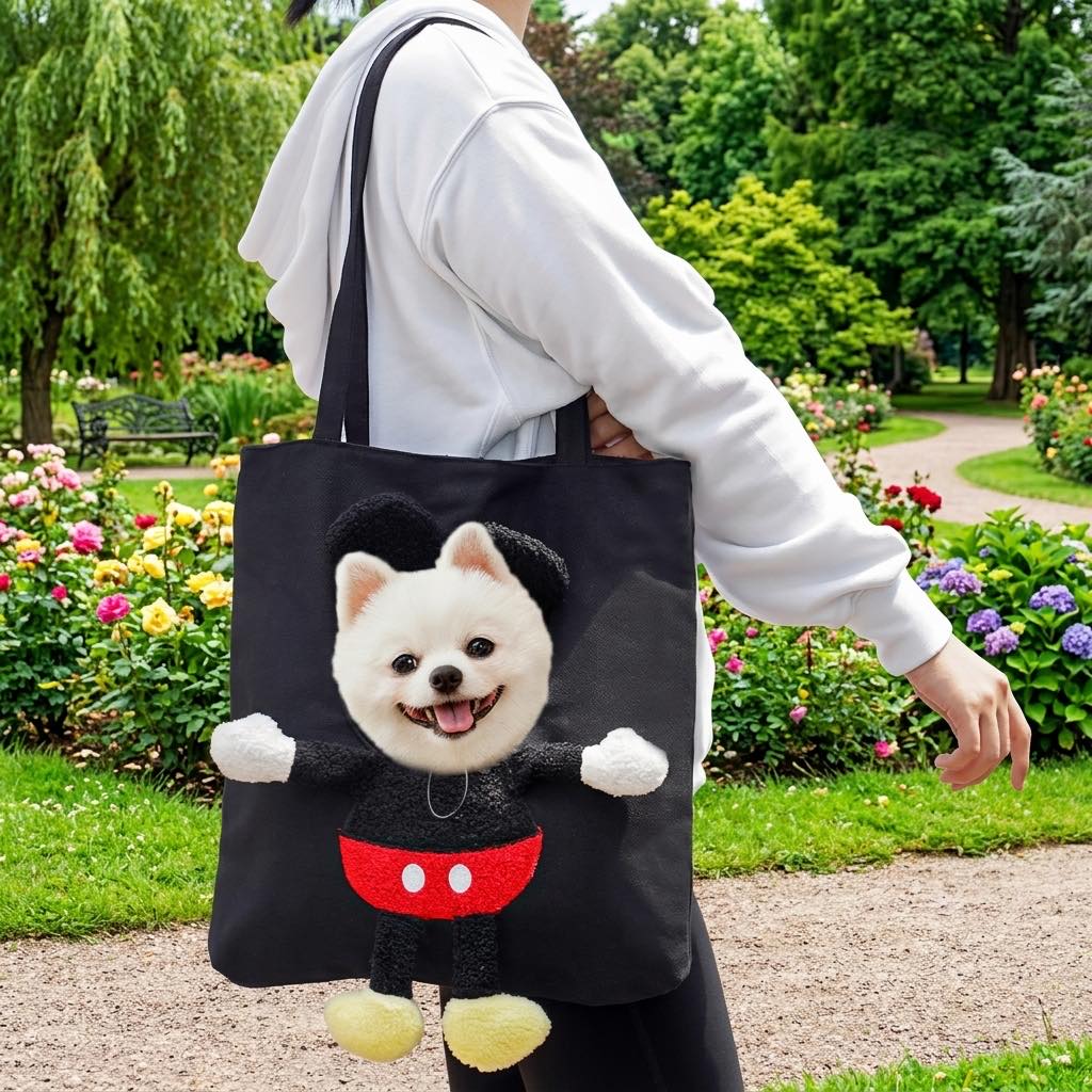 Head-Out Canvas Cat Carrier Tote – Light & Cute