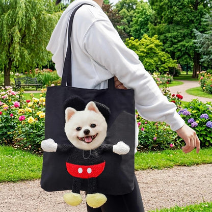 Head-Out Canvas Cat Carrier Tote – Light & Cute