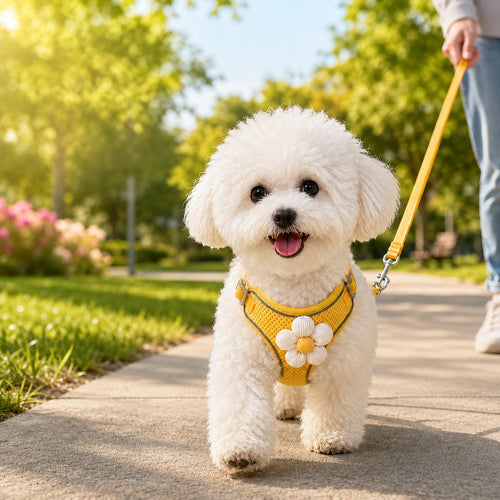 Daisy Pet Harness & Leash Set – Breathable Daily Comfort