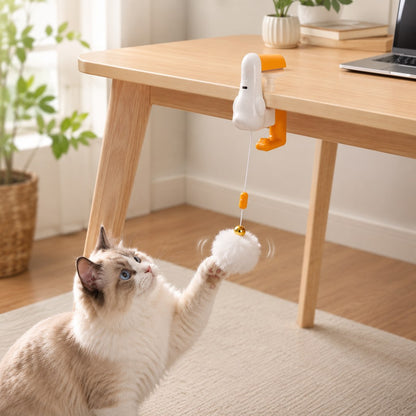 Automatic Desk Cat Teaser – Keeps Cats Busy