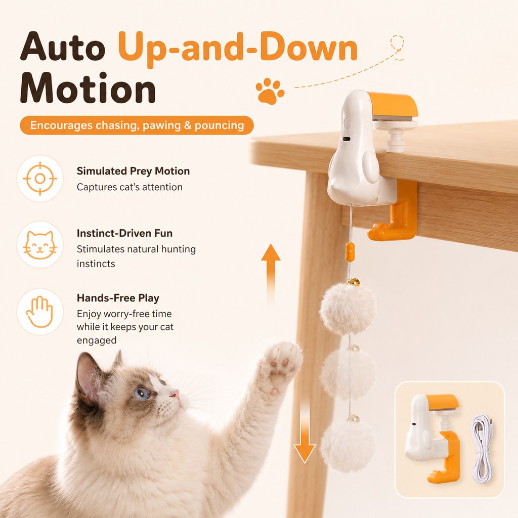 Keeps Cats Busy