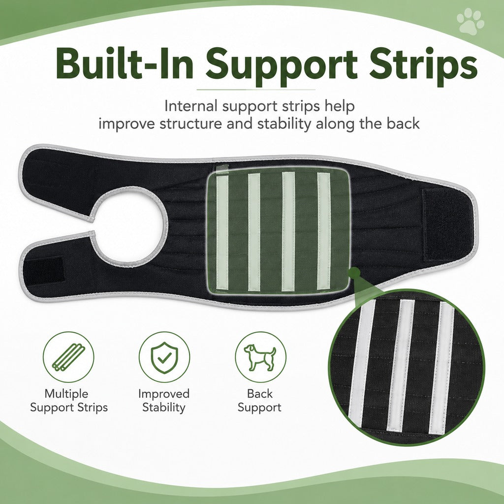 Dog Back Support Vest – For Long-Backed & Senior Dogs