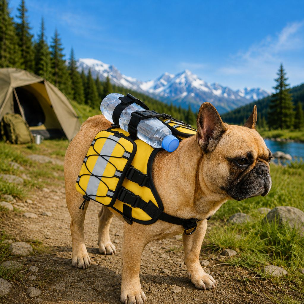 Dog Backpack Harness – Reflective Saddle Bag Vest