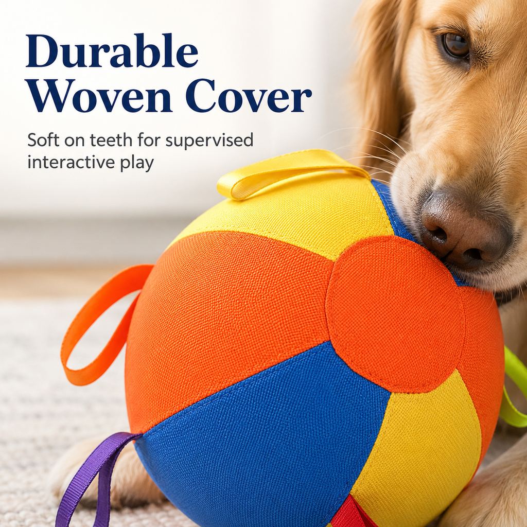 Inflatable Dog Play Ball – Oversized Chase & Tug Fun