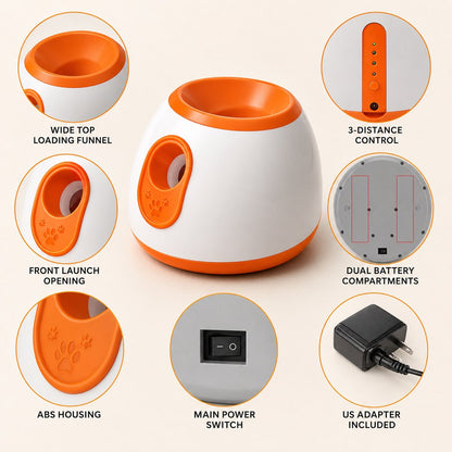 Mini Automatic Dog Ball Launcher – Fetch Made Easy