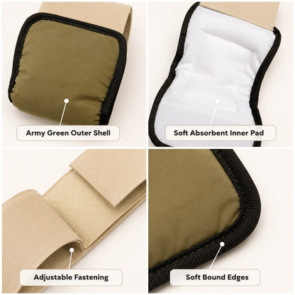 Washable Male Dog Belly Bands 3-Pack – Stops Marking