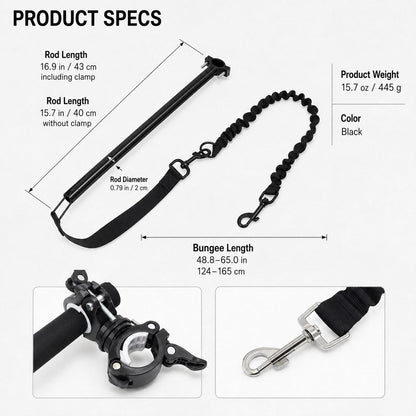 Hands-Free Dog Bike Leash – Safe Side-by-Side Runs