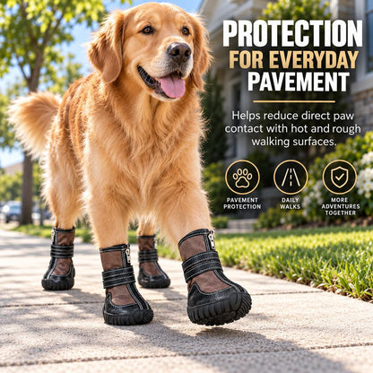High-Top Dog Boots Set of 4 – Hot Pavement Protection