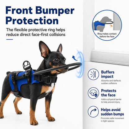 Blind Dog Bumper Halo Harness – Fewer Wall Bumps