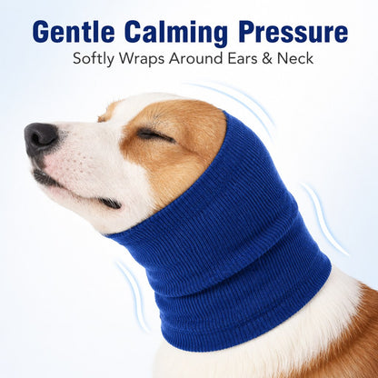 Dog Calming Head Wrap – Soothes Thunder & Fireworks Stress